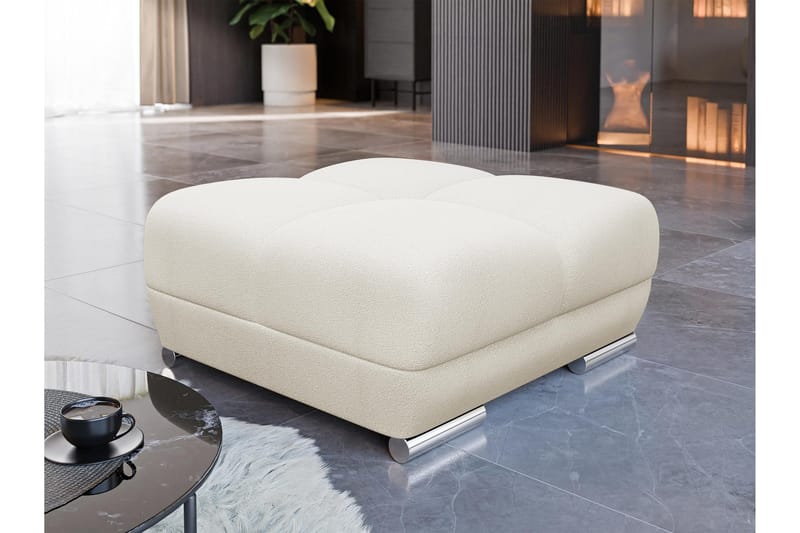 Simerly Rahi 90 cm - Vaaleanharmaa - Huonekalut - Tuoli & nojatuoli - Jakkara & jalkarahi - Rahi