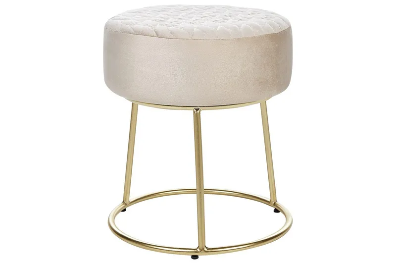 Sittpuff Beige, Guld, undefined