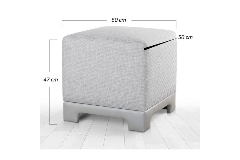 Sufian säkkituoli Outdoor 50 cm - Harmaa - Huonekalut - Tuoli & nojatuoli - Jakkara & jalkarahi - Säkkirahi