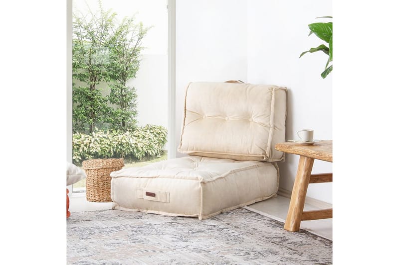 Sufian säkkituoli Outdoor 80 cm - Beige - Huonekalut - Tuoli & nojatuoli - Jakkara & jalkarahi - Säkkirahi