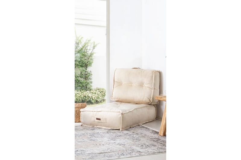 Sufian säkkituoli Outdoor 80 cm - Beige - Huonekalut - Tuoli & nojatuoli - Jakkara & jalkarahi - Säkkirahi