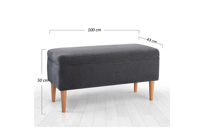 Sufian säkkituoli Ulkokäyttöön 43 cm - Harmaa - Huonekalut - Tuoli & nojatuoli - Jakkara & jalkarahi - Säkkirahi