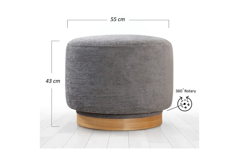Sufian säkkituoli Ulkokäyttöön 55 cm - Antrasiitti - Huonekalut - Tuoli & nojatuoli - Jakkara & jalkarahi - Säkkirahi