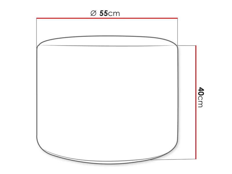 Teylor Istuinrahi 55 cm - Beige - Huonekalut - Tuoli & nojatuoli - Jakkara & jalkarahi - Säkkirahi
