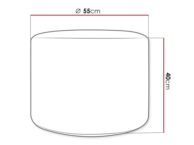 Teylor Istuinrahi 55 cm - Beige - Huonekalut - Tuoli & nojatuoli - Jakkara & jalkarahi - Säkkirahi