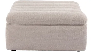 Valdoro jalkarahi kankaalla 120 cm - Beige - Huonekalut - Tuoli & nojatuoli - Jakkara & jalkarahi - Rahi