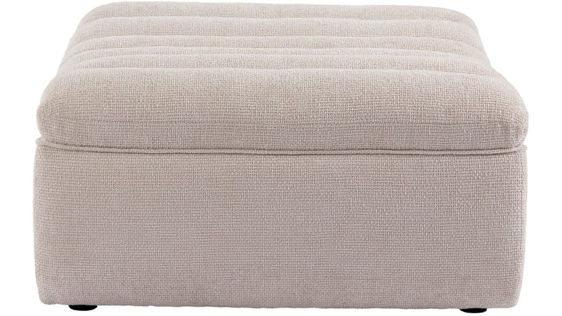 Valdoro jalkarahi kankaalla 120 cm - Beige - Huonekalut - Tuoli & nojatuoli - Jakkara & jalkarahi - Rahi