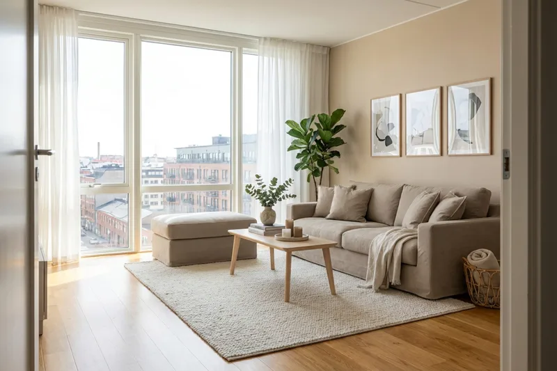 Valencia-jalkarahi irrotettavalla ja pestävällä verhoilulla - Ruskea - Huonekalut - Tuoli & nojatuoli - Jakkara & jalkarahi - Rahi