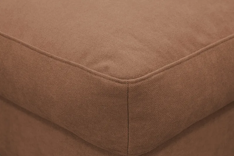 Valencia-jalkarahi irrotettavalla ja pestävällä verhoilulla - Ruosteenruskea - Huonekalut - Tuoli & nojatuoli - Jakkara & jalkarahi - Rahi