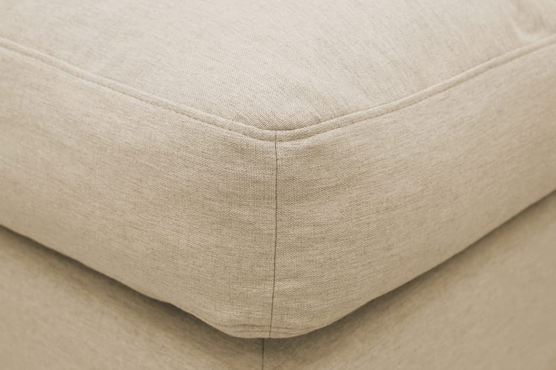 Valencia-jalkarahi irrotettavalla ja pestävällä verhoilulla - Beige - Huonekalut - Tuoli & nojatuoli - Jakkara & jalkarahi - Rahi