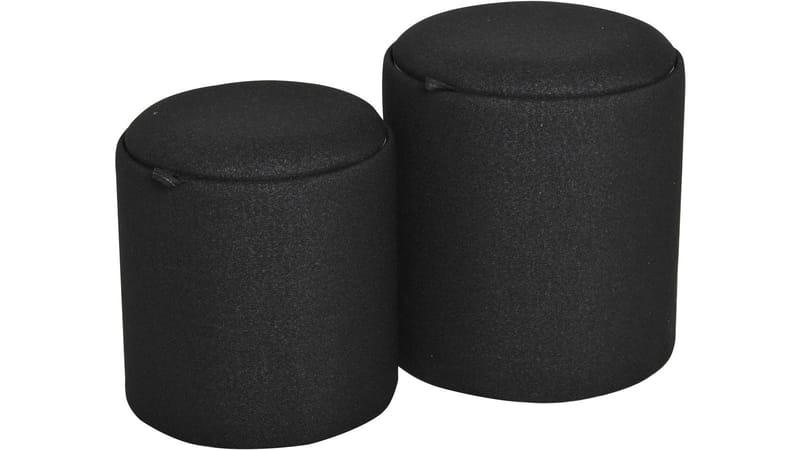 Velmira-rahi 2 osaa 39 cm pyöreä, Musta