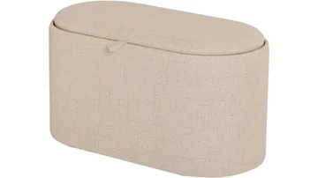 Velmira Puff 77 cm ovaali - Beige - Huonekalut - Tuoli & nojatuoli - Jakkara & jalkarahi - Säkkirahi
