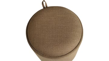Velmira Puff 2 osaa 39 cm pyöreä - Tummanbeige - Huonekalut - Tuoli & nojatuoli - Jakkara & jalkarahi - Säkkirahi