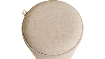 Velmira Puff 2 osaa 39 cm pyöreä - Beige - Huonekalut - Tuoli & nojatuoli - Jakkara & jalkarahi - Säkkirahi