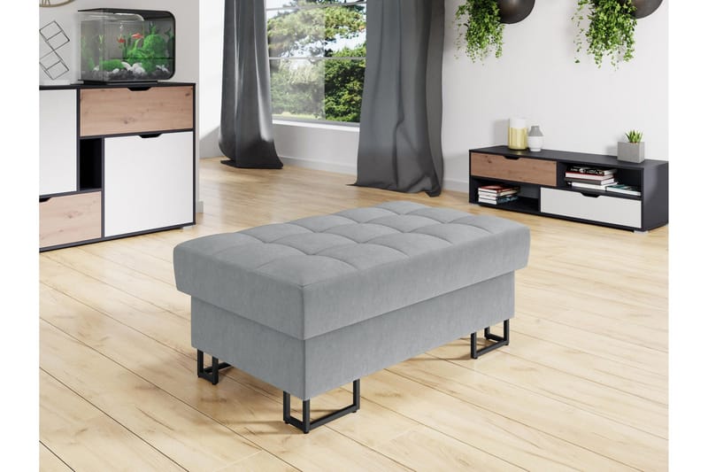 Warwick Rahi 67 cm - Harmaa - Huonekalut - Tuoli & nojatuoli - Jakkara & jalkarahi - Rahi