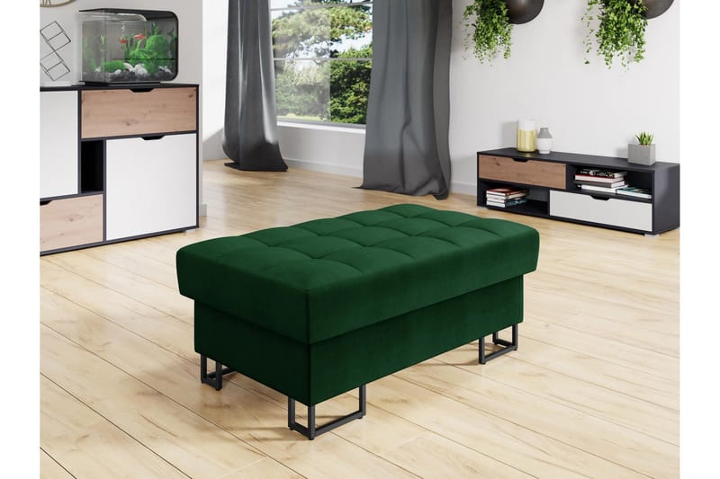 Warwick Rahi 67 cm - Vihreä - Huonekalut - Tuoli & nojatuoli - Jakkara & jalkarahi - Rahi