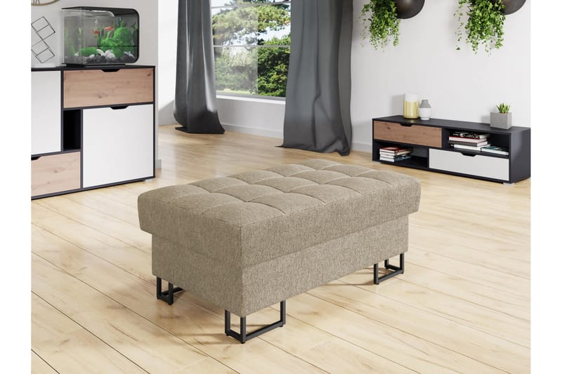 Warwick Pouf - Beige - Huonekalut - Tuoli & nojatuoli - Jakkara & jalkarahi - Säkkirahi