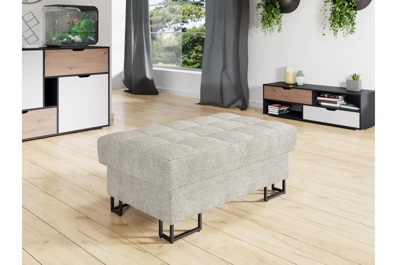 Warwick Pouf - Beige - Huonekalut - Tuoli & nojatuoli - Jakkara & jalkarahi - Säkkirahi