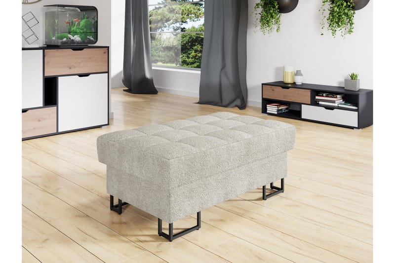 Warwick Pouf - Beige - Huonekalut - Tuoli & nojatuoli - Jakkara & jalkarahi - Säkkirahi