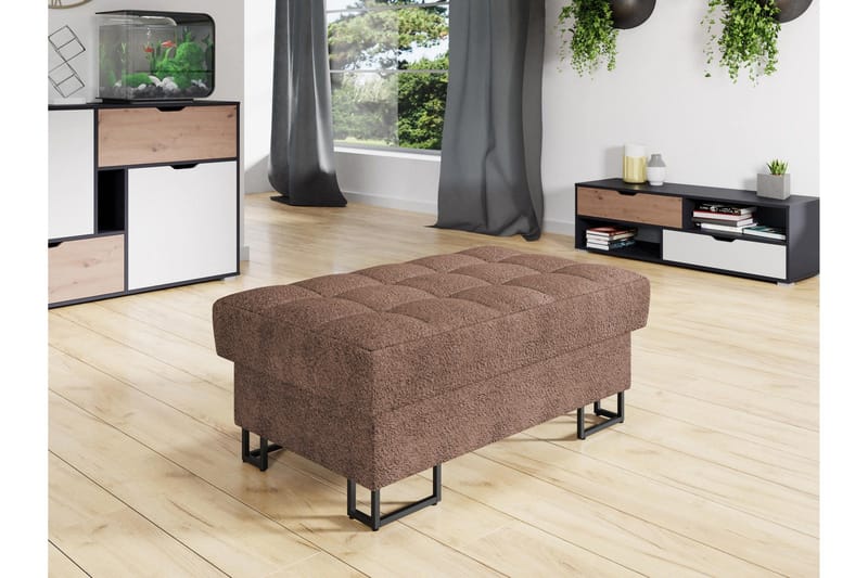 Warwick Pouf - Ruskea - Huonekalut - Tuoli & nojatuoli - Jakkara & jalkarahi - Säkkirahi