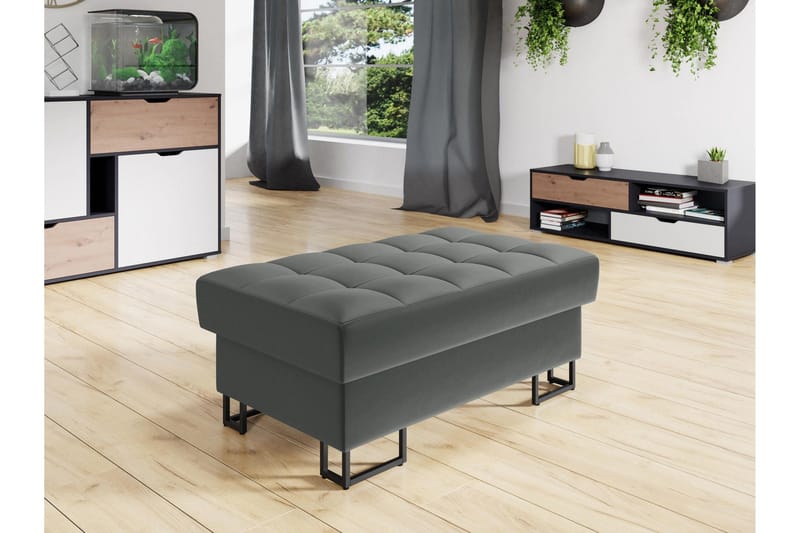 Warwick Pouf - Harmaa - Huonekalut - Tuoli & nojatuoli - Jakkara & jalkarahi - Säkkirahi