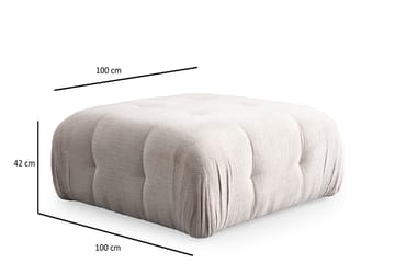 Yvara Istuinrahi 100 cm - Beige - Huonekalut - Tuoli & nojatuoli - Jakkara & jalkarahi - Säkkirahi