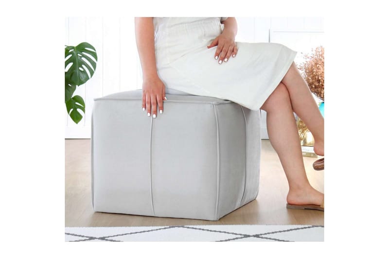 Zyra Rahi Utomhus 52 cm - Harmaa - Huonekalut - Tuoli & nojatuoli - Jakkara & jalkarahi - Säkkirahi