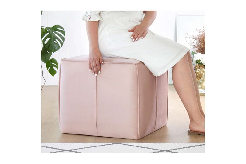 Zyra Rahi Utomhus 52 cm - Vaaleanpunainen - Huonekalut - Tuoli & nojatuoli - Jakkara & jalkarahi - Säkkirahi