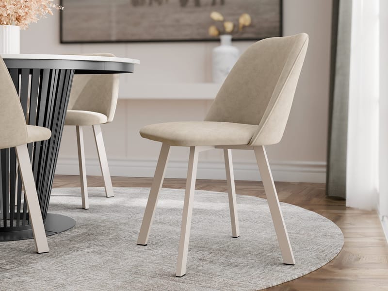 Jarlen-ruokapöydän tuoli - vaalea beige - Huonekalut - Tuoli & nojatuoli - Ruokapöydän tuolit