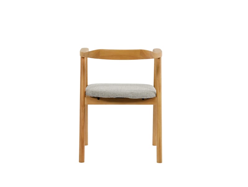 Jolie puinen ruokatuoli kangasistuimella - Tammi/Beige - Huonekalut - Tuoli & nojatuoli - Ruokapöydän tuolit