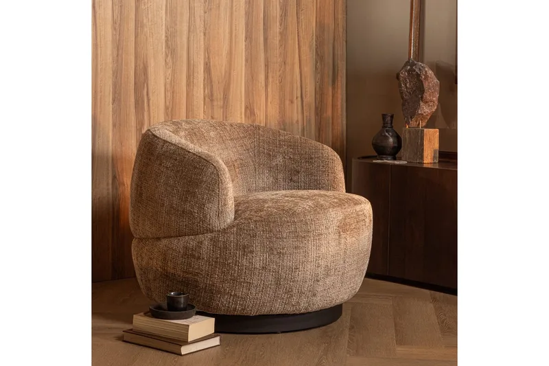 Kääntönojatuoli Woolly - Hiekka - Huonekalut - Tuoli & nojatuoli - Nojatuoli & lepotuoli