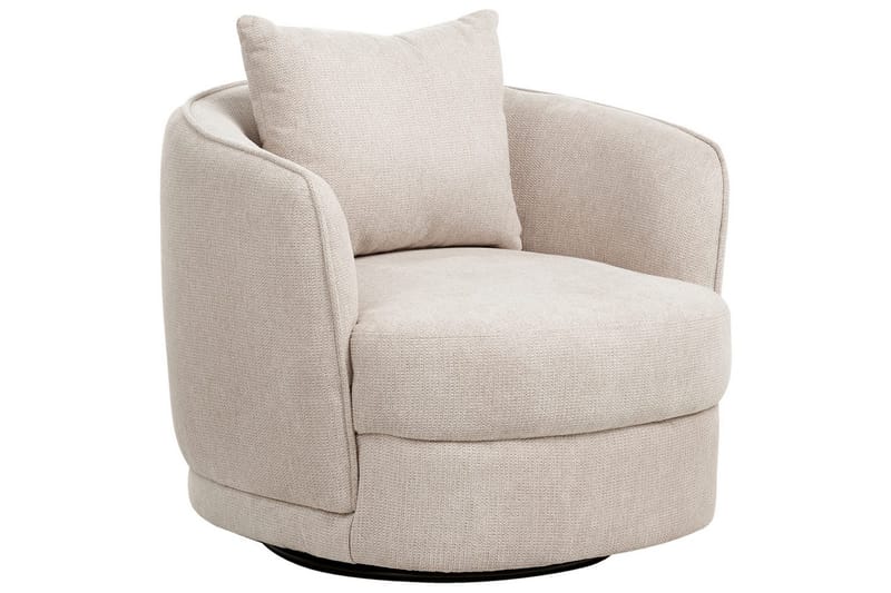 Kääntyvä nojatuoli Andalen - Beige - Huonekalut - Tuoli & nojatuoli - Nojatuoli & lepotuoli
