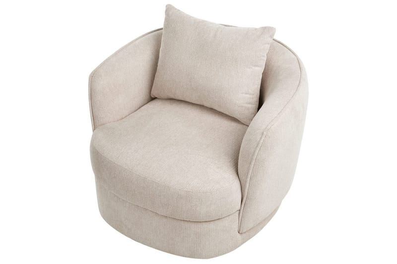 Kääntyvä nojatuoli Andalen - Beige - Huonekalut - Tuoli & nojatuoli - Nojatuoli & lepotuoli