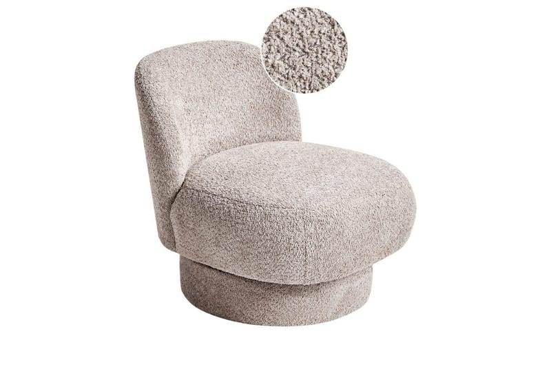 Kääntyvä nojatuoli Aylo - Beige - Huonekalut - Tuoli & nojatuoli - Nojatuoli & lepotuoli