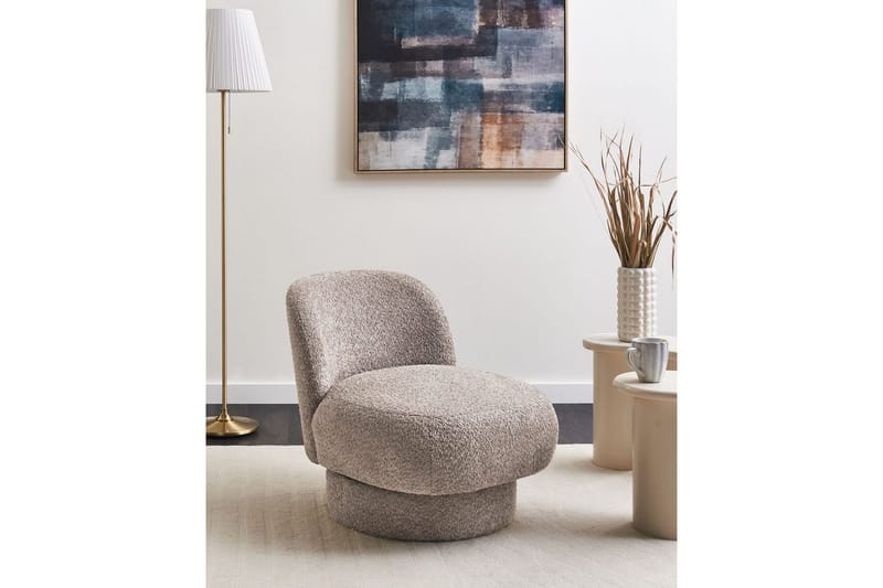 Kääntyvä nojatuoli Aylo - Beige - Huonekalut - Tuoli & nojatuoli - Nojatuoli & lepotuoli
