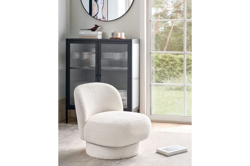 Kääntyvä nojatuoli Aylo - Valkoinen - Huonekalut - Tuoli & nojatuoli - Nojatuoli & lepotuoli