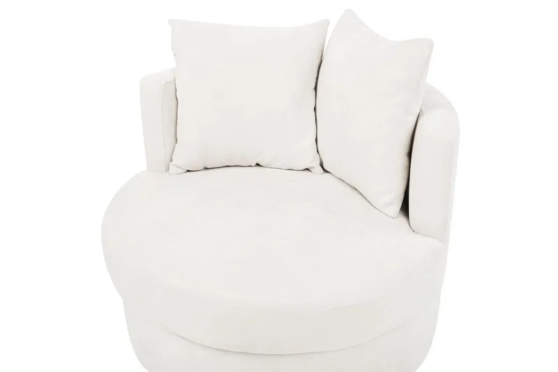 Kääntyvä nojatuoli Dalby - Beige - Huonekalut - Tuoli & nojatuoli - Nojatuoli & lepotuoli