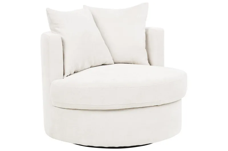 Kääntyvä nojatuoli Dalby - Beige - Huonekalut - Tuoli & nojatuoli - Nojatuoli & lepotuoli