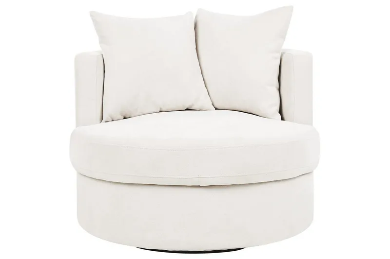 Kääntyvä nojatuoli Dalby - Beige - Huonekalut - Tuoli & nojatuoli - Nojatuoli & lepotuoli