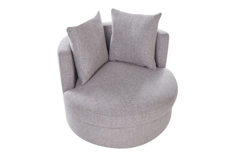 Kääntyvä nojatuoli Dalby - Harmaa - Huonekalut - Tuoli & nojatuoli - Nojatuoli & lepotuoli