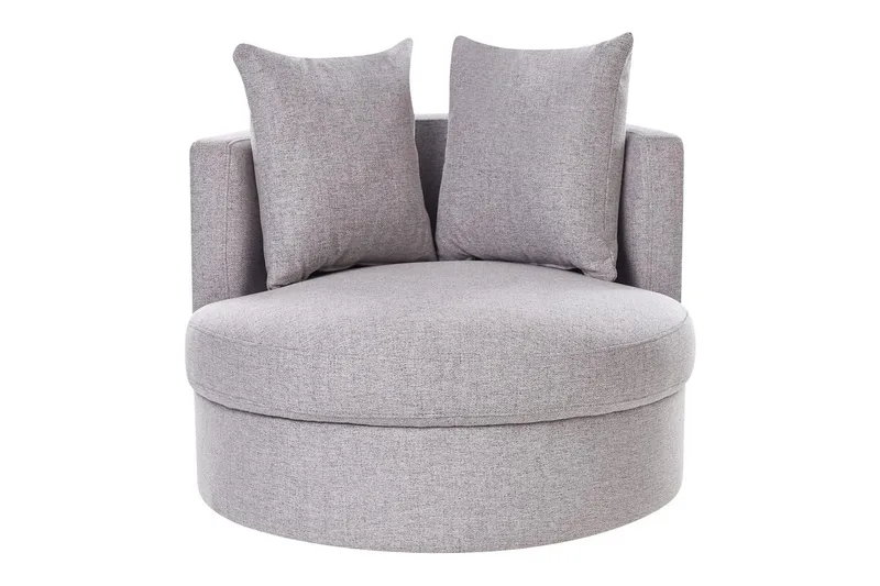 Kääntyvä nojatuoli Dalby - Harmaa - Huonekalut - Tuoli & nojatuoli - Nojatuoli & lepotuoli