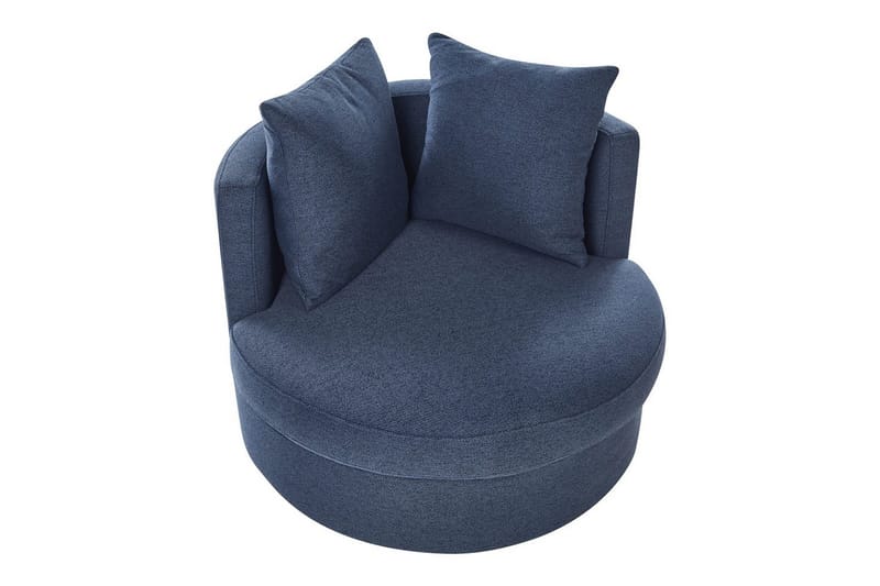 Kääntyvä nojatuoli Dalby - Sininen - Huonekalut - Tuoli & nojatuoli - Nojatuoli & lepotuoli