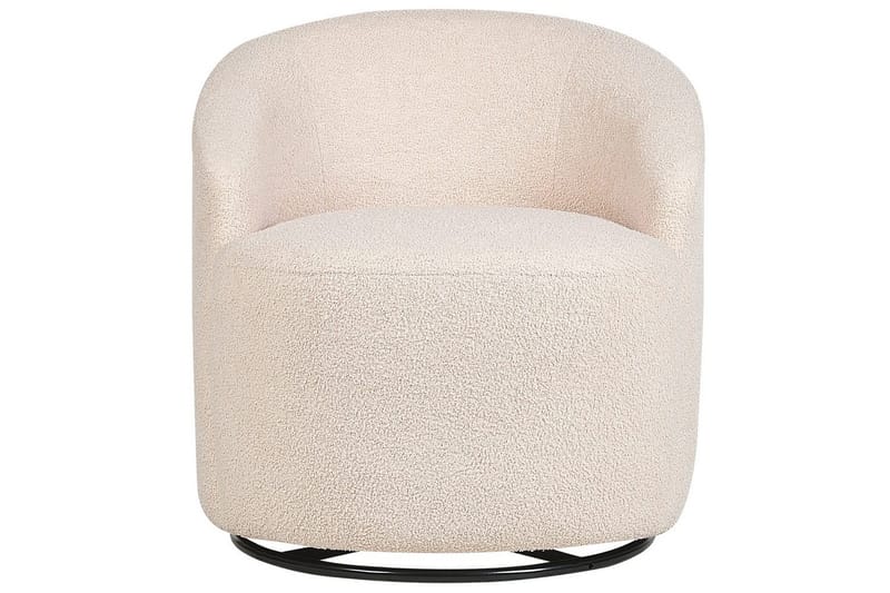 Kääntyvä nojatuoli Davik - Beige, musta - Huonekalut - Tuoli & nojatuoli - Nojatuoli & lepotuoli