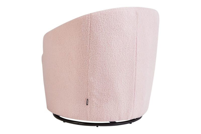 Kääntyvä nojatuoli Davik - Rosa, Musta, Vaaleanpunainen, musta - Huonekalut - Tuoli & nojatuoli - Nojatuoli & lepotuoli