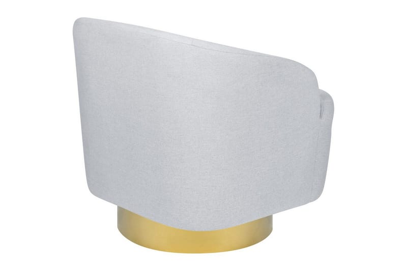 Kääntyvä nojatuoli Lavik - Harmaa, kulta, Harmaa, Kulta - Huonekalut - Tuoli & nojatuoli - Nojatuoli & lepotuoli