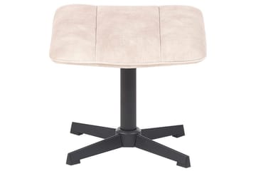 Kääntyvä nojatuoli Lia - Beige, musta - Huonekalut - Tuoli & nojatuoli - Nojatuoli & lepotuoli