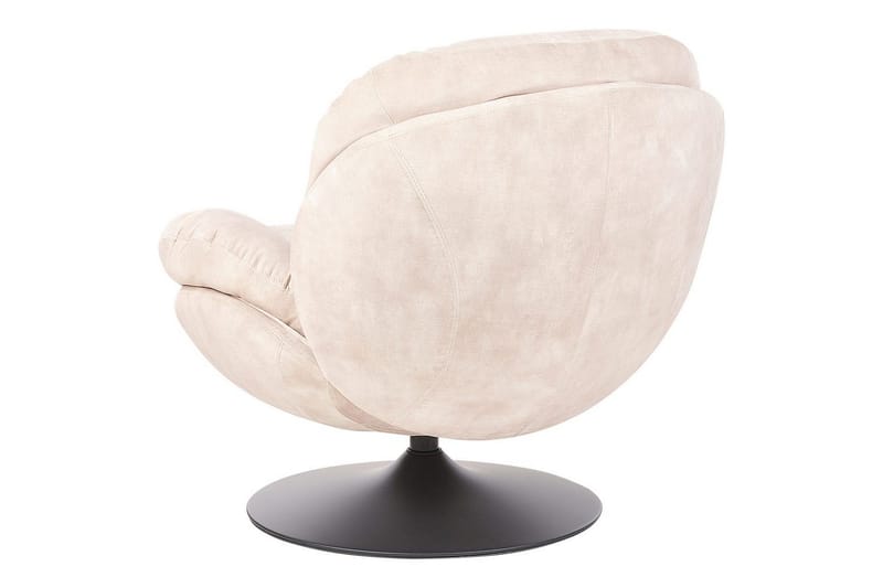 Kääntyvä nojatuoli Nolvik - Beige, musta - Huonekalut - Tuoli & nojatuoli - Nojatuoli & lepotuoli