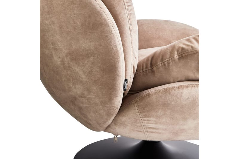 Kääntyvä nojatuoli Nolvik - Hiekanbeige, musta, Hiekkabeige, musta - Huonekalut - Tuoli & nojatuoli - Nojatuoli & lepotuoli