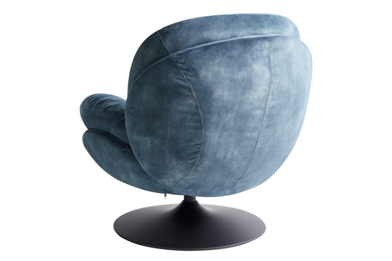 Kääntyvä nojatuoli Nolvik - Sininen, Musta - Huonekalut - Tuoli & nojatuoli - Nojatuoli & lepotuoli