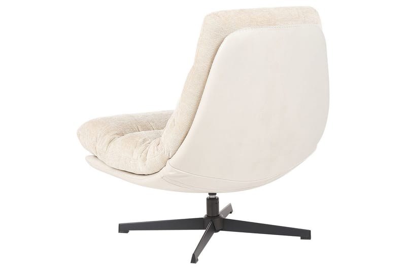 Kääntyvä nojatuoli Tovik - Beige, musta - Huonekalut - Tuoli & nojatuoli - Nojatuoli & lepotuoli